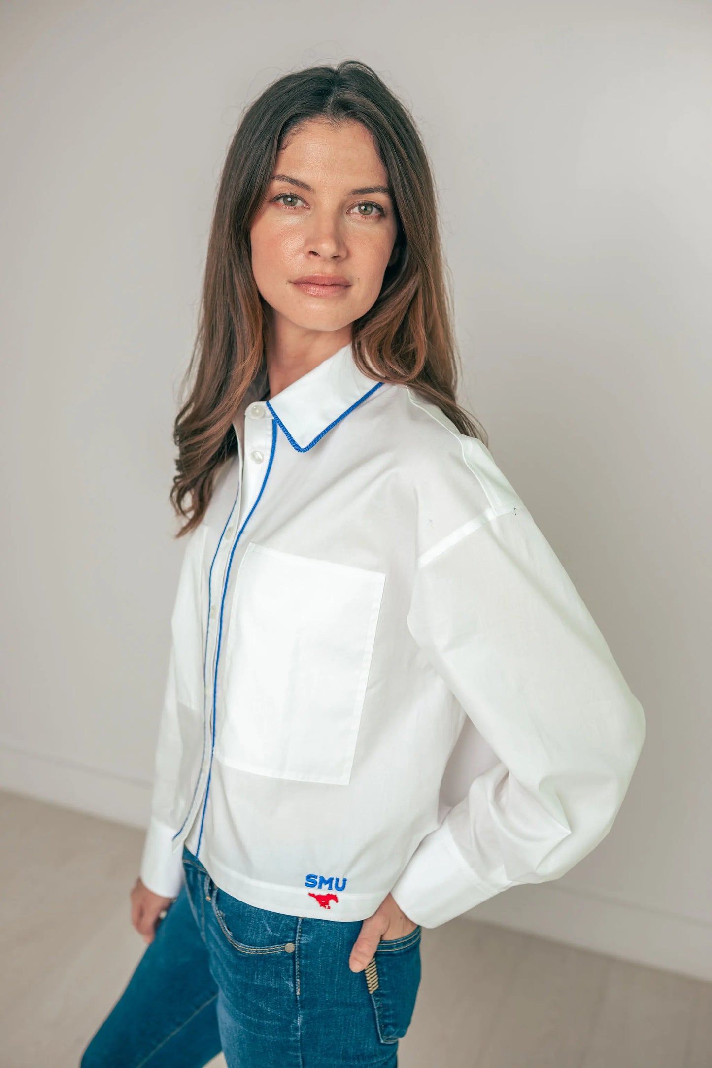 Cotton Poplin Blouse