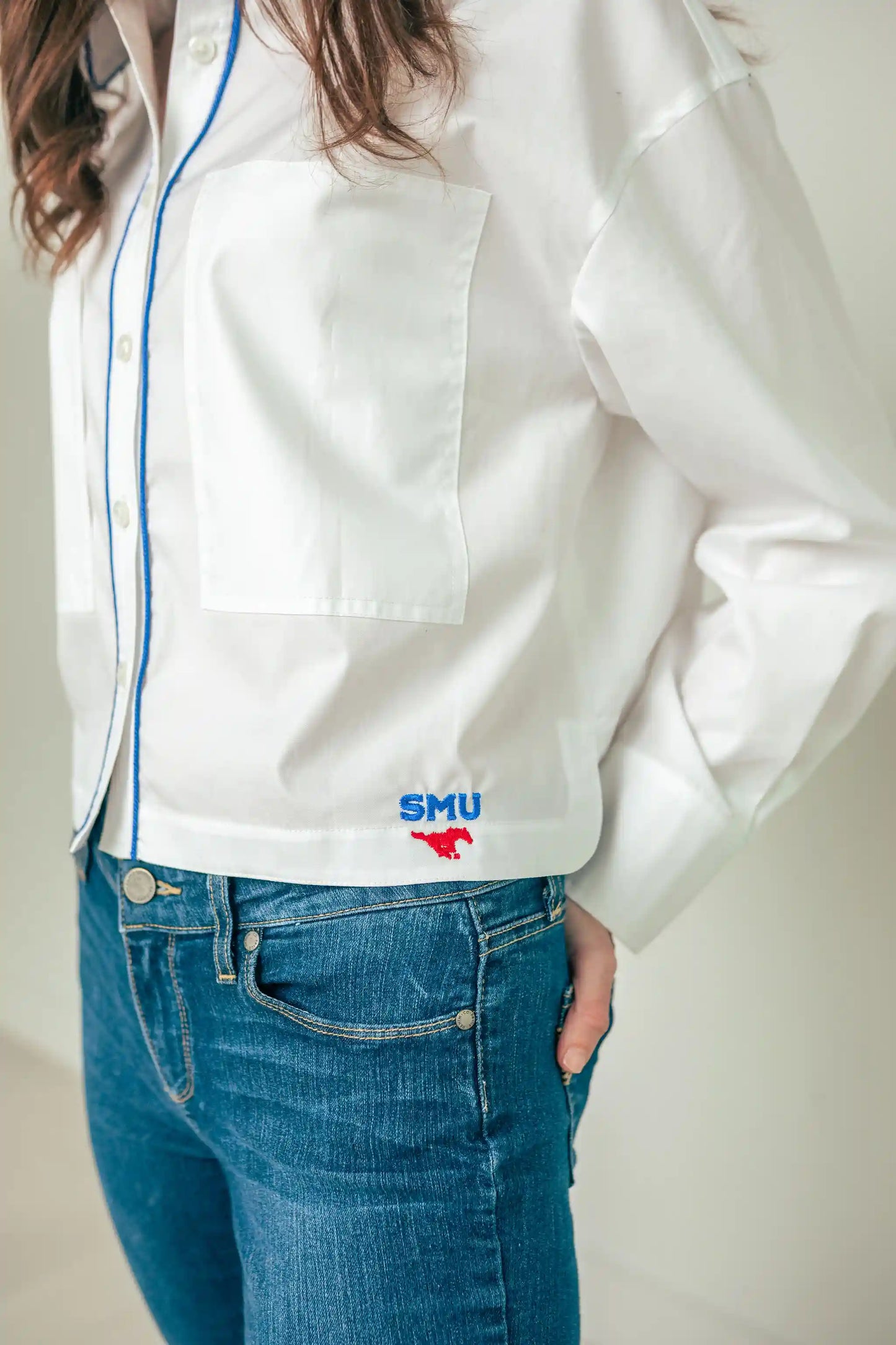 Cotton Poplin Blouse