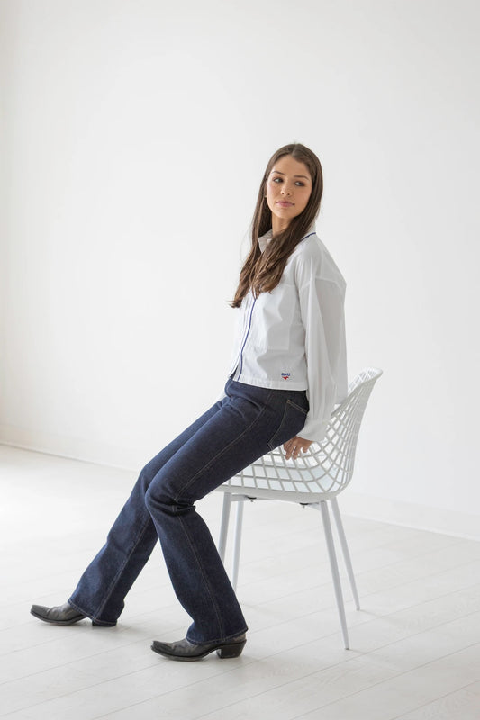 Cotton Poplin Blouse